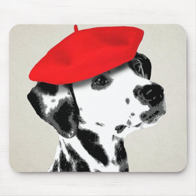 Dalmatien med Red Beret Musmatta (Framsidan)