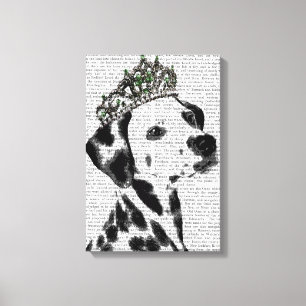 Dalmatien med Tiara Canvastryck