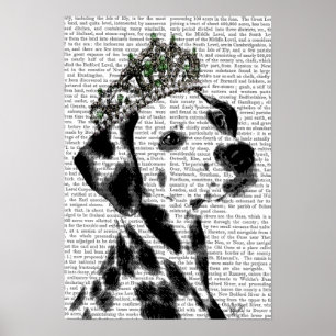 Dalmatien med tiara poster