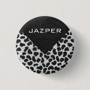 Dalmatien Monogrtam Black and White Prints Knapp
