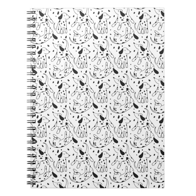 Dalmatien Mönster Anteckningsbok (Framsidan)