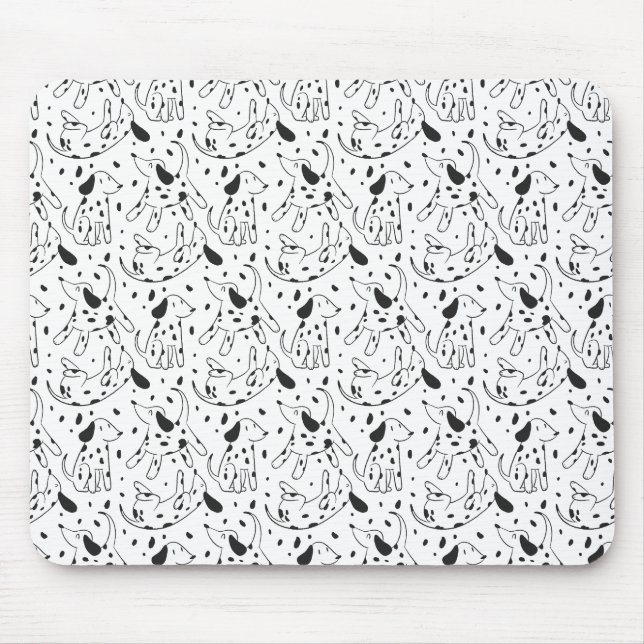 Dalmatien Mönster Musmatta (Framsidan)