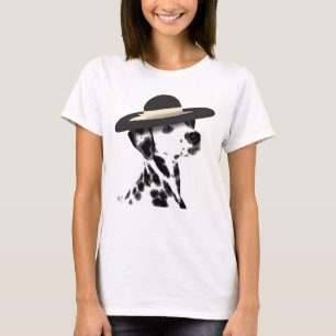 Dalmatien och Brimmed Black Hat Tröja