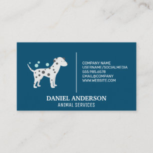 Dalmatien och Soap Bubbles Visitkort