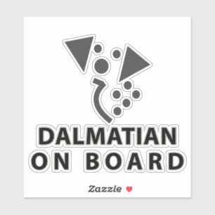 Dalmatien ombord klistermärken