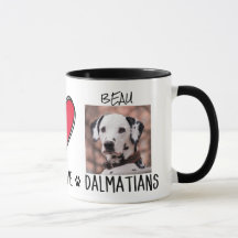Dalmatien Owner Peace Kärlek Hundälskarna Mugg
