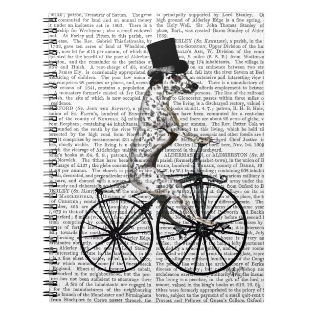 Dalmatien på cykel 2 anteckningsbok med spiral (Framsidan)