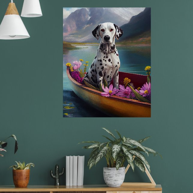 Dalmatien på Paddle: En scen Äventyr Poster (Vardagsrum 1)