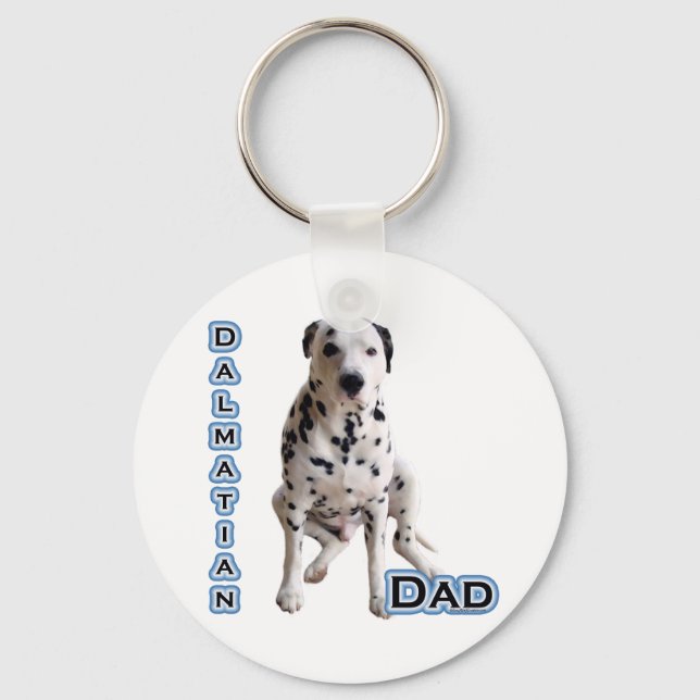 Dalmatien Pappa 4 - Nyckelkedjan Nyckelring (Framsida)