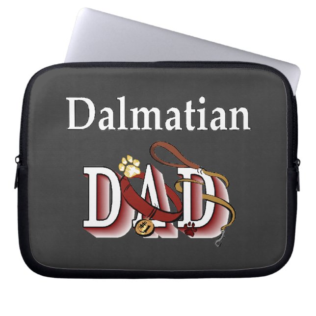 Dalmatien Pappa Laptop Fodral (Framsidan)