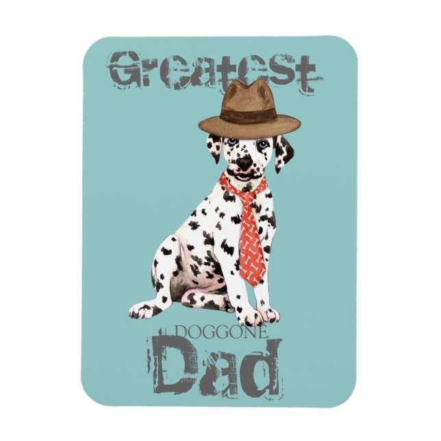 Dalmatien Pappa Magnet (Vertikal)