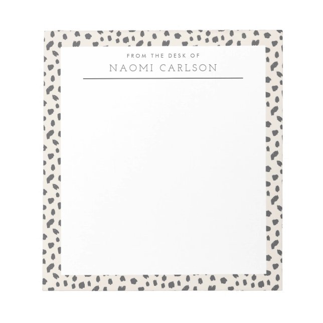 Dalmatien Persuasion Anpassningsbar Anteckningsblo Anteckningsblock (Framsida)