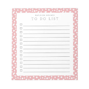 Dalmatien Persuasion Anpassningsbar to Do List Ant Anteckningsblock