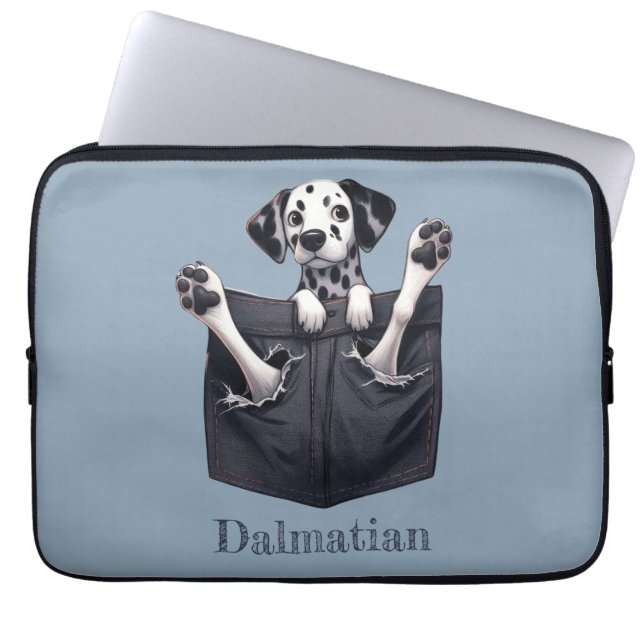 Dalmatien Pocket Hund Laptop Fodral (Framsidan)