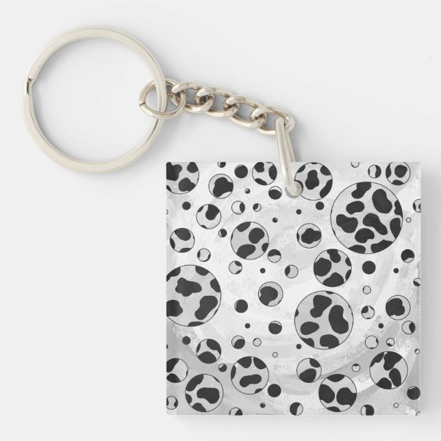 Dalmatien Polka Dot Black and White (Framsidan)