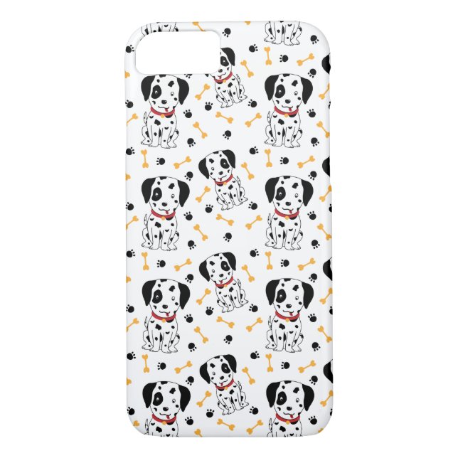 Dalmatien Puppies Case-Mate iPhone Skal (Baksida)