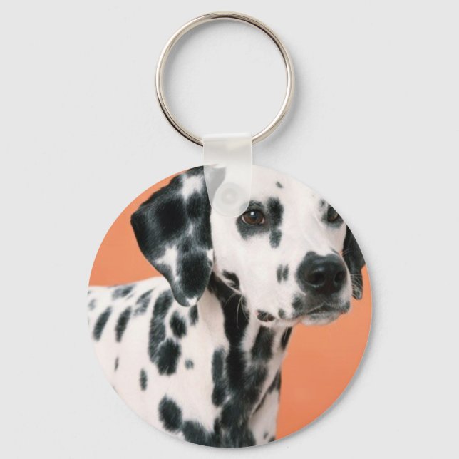 Dalmatien Puppies Keychain Nyckelring (Framsida)
