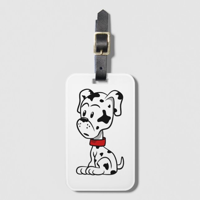 Dalmatien Puppy Bagagebricka (Framsida vertikal)