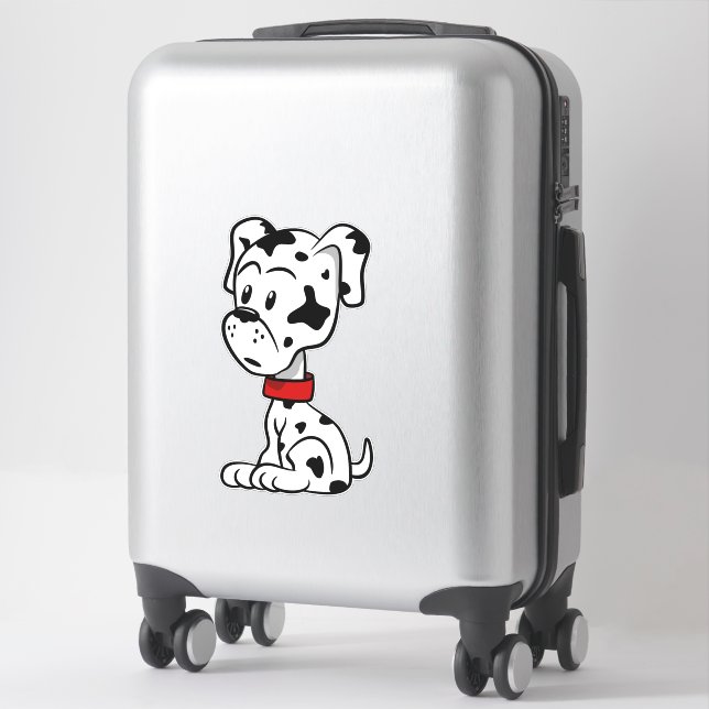 Dalmatien Puppy Klistermärken (Resväska)