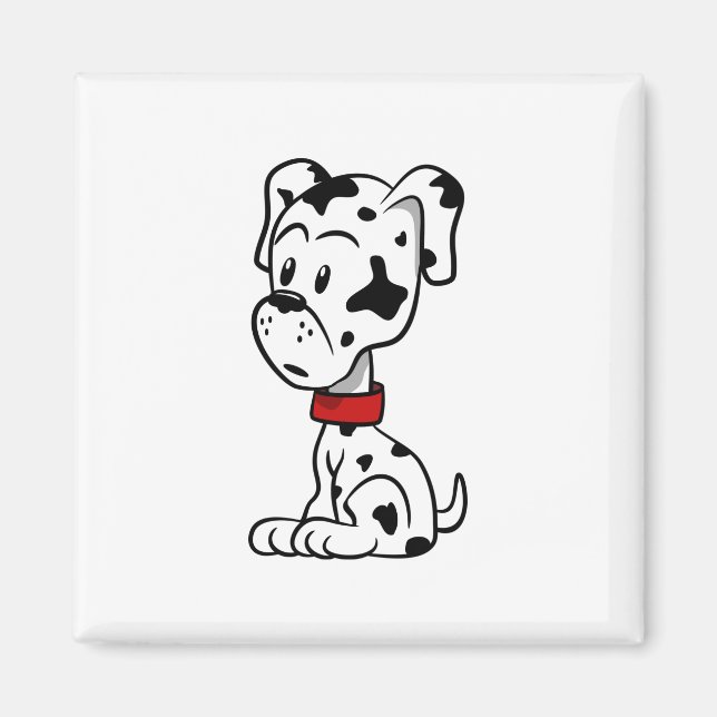 Dalmatien Puppy Magnet (Framsidan)