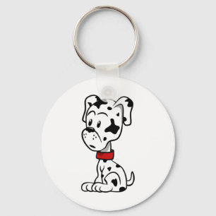 Dalmatien Puppy Nyckelring