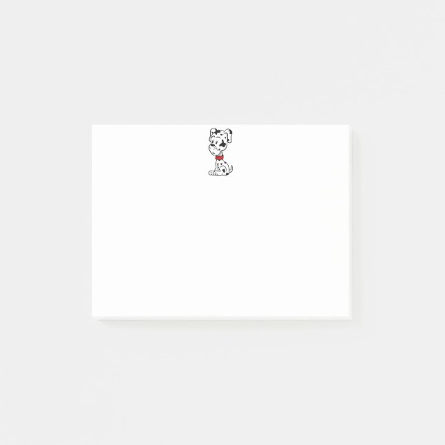 Dalmatien Puppy Post-it Block (Framsida)