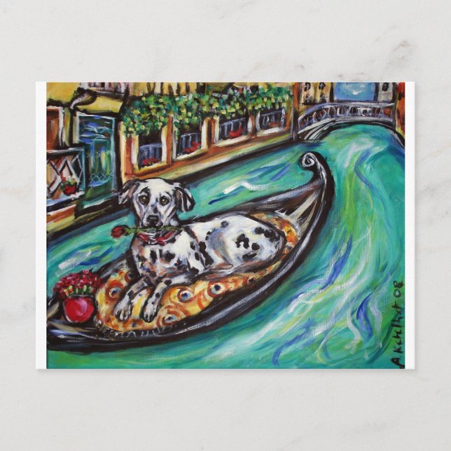Dalmatien, raring i Venedig Vykort (Framsida)