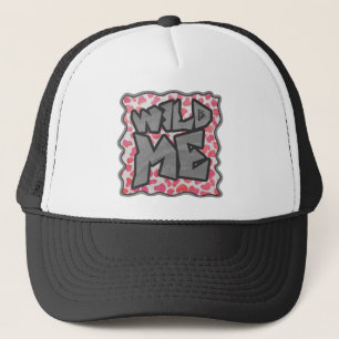 Dalmatien Rosa och White Wid Me Truckerkeps