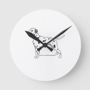 Dalmatien Rund Klocka