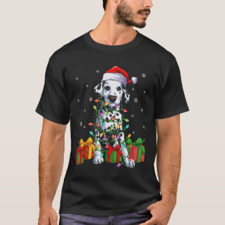 Dalmatien Santa Hat Ugly jul Lighting Classi T Shirt