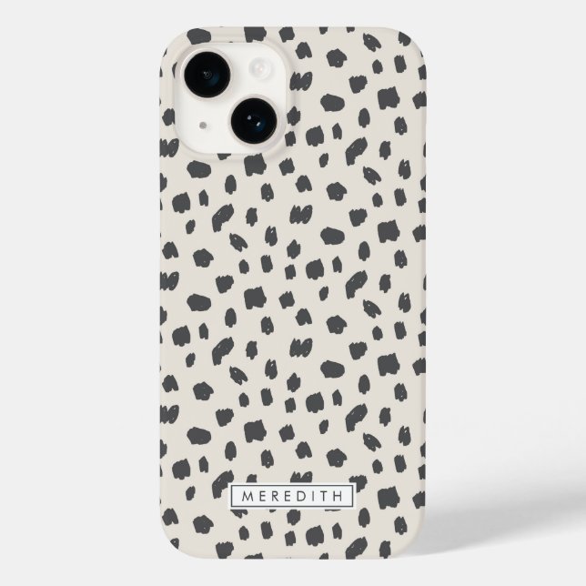 Dalmatien Skriv ut Namn Fodral-Mate iphone case (Baksida)