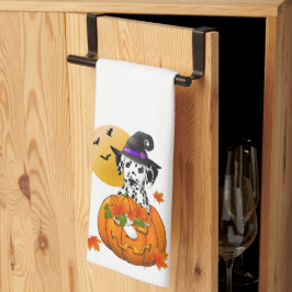 Dalmatien Spooky Halloween Kökshandduk