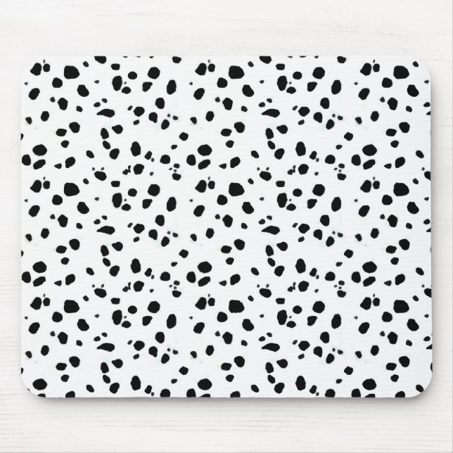 Dalmatien Spots, Dalmatian Print, Dalmatien Päls Musmatta (Framsidan)