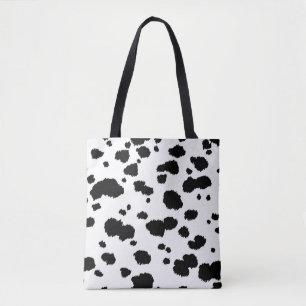 Dalmatien Spots Mönster Hund Dalmation Spot Dots Tygkasse
