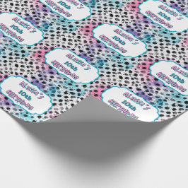 Dalmatien Spots Pastel Watercolor Birthday Presentpapper