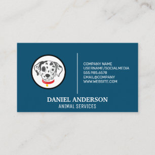Dalmatien Sprid Hund Visitkort