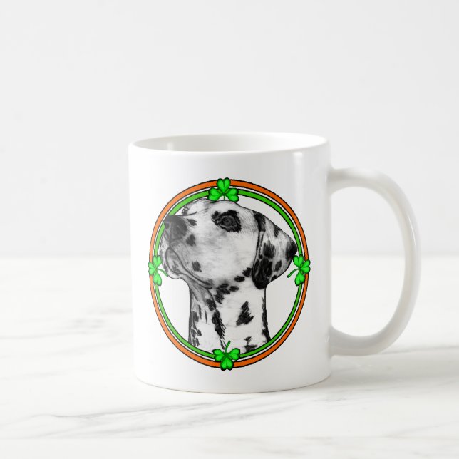 Dalmatien St patricks day Kaffemugg (Höger)