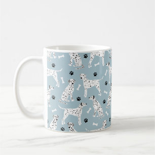Dalmatien Tass och Bones Coffee Mugg