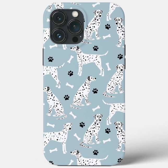 Dalmatien Tass och Bones Fodral-Mate iphone case (Baksida)