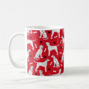 Dalmatien Tass och Bones Kaffemugg