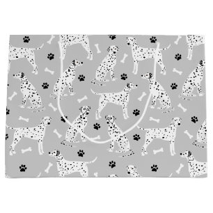 Dalmatien Tass och Bones Large Gift Bag