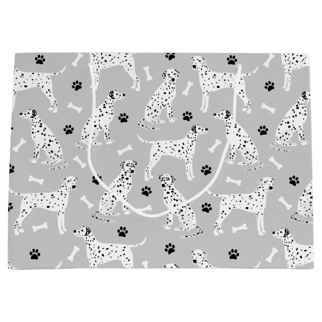 Dalmatien Tass och Bones Large Gift Bag (Framsidan)