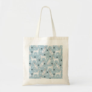 Dalmatien Tass och Bones Tote Bag Tygkasse