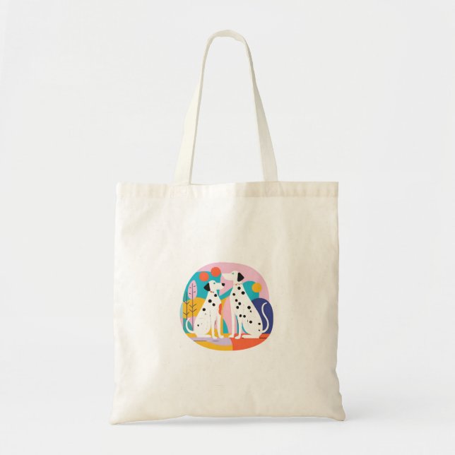 dalmatien tote bag tygkasse (Framsidan)