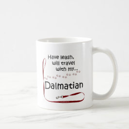 Dalmatien Travel Leash Kaffemugg