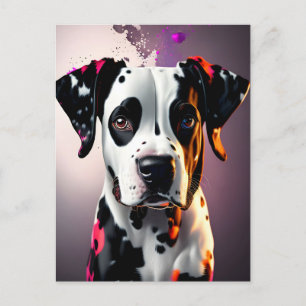 Dalmatien, vykort för postkorsning
