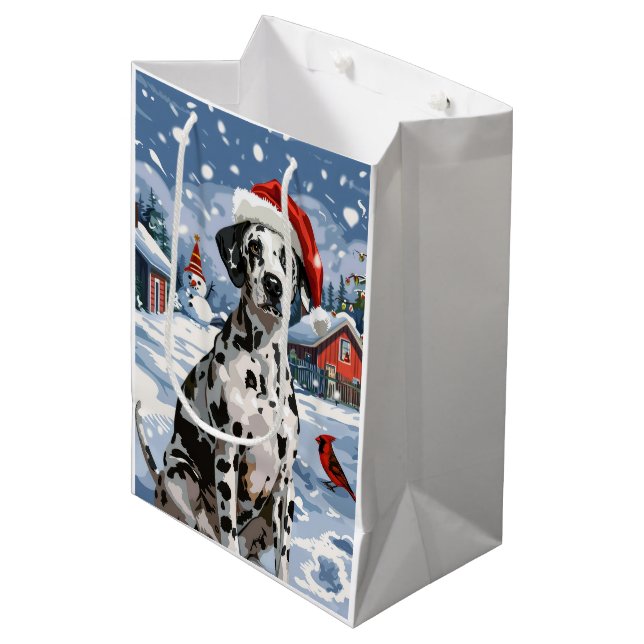 Dalmatien Winter Wonderland jul Joy (Framsidan Vinklad)