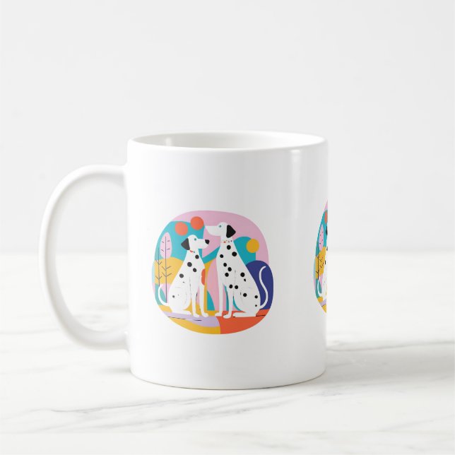 dalmatiens kaffemugg (Vänster)