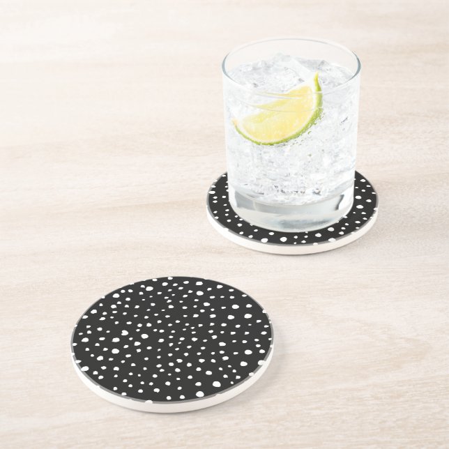 Dalmatier Dots, Dalmatiska Spots, Black and White Underlägg (Sidan)