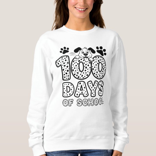Dalmatiner 100 Skoldagar  T Shirt (Framsida)